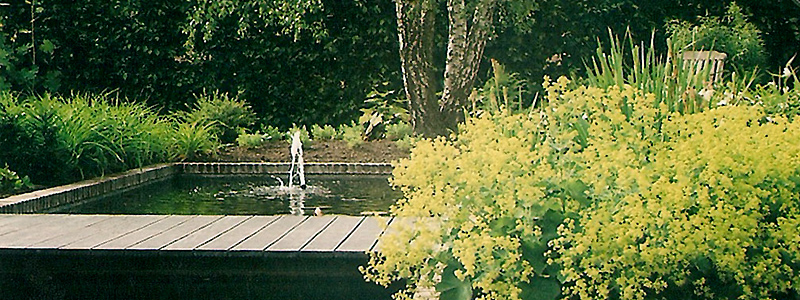 Landscape architecture city garden Varsenare Belgium