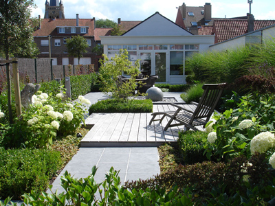 landscape architect residential garden De Panne